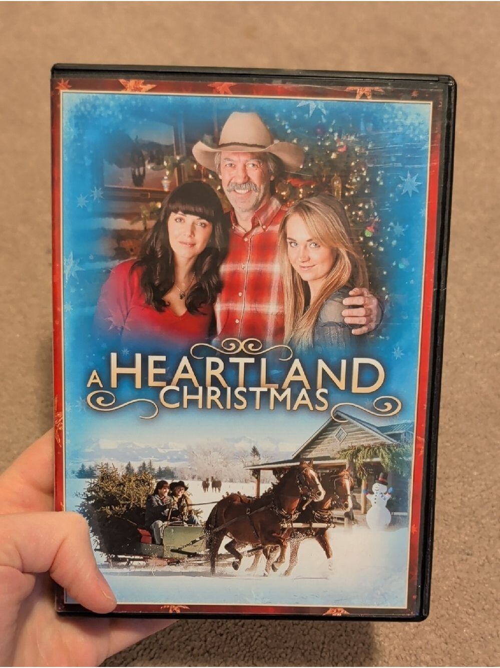 💜 5/$20 A‎ Heartland Christmas (Blue Cover) Holiday DVD